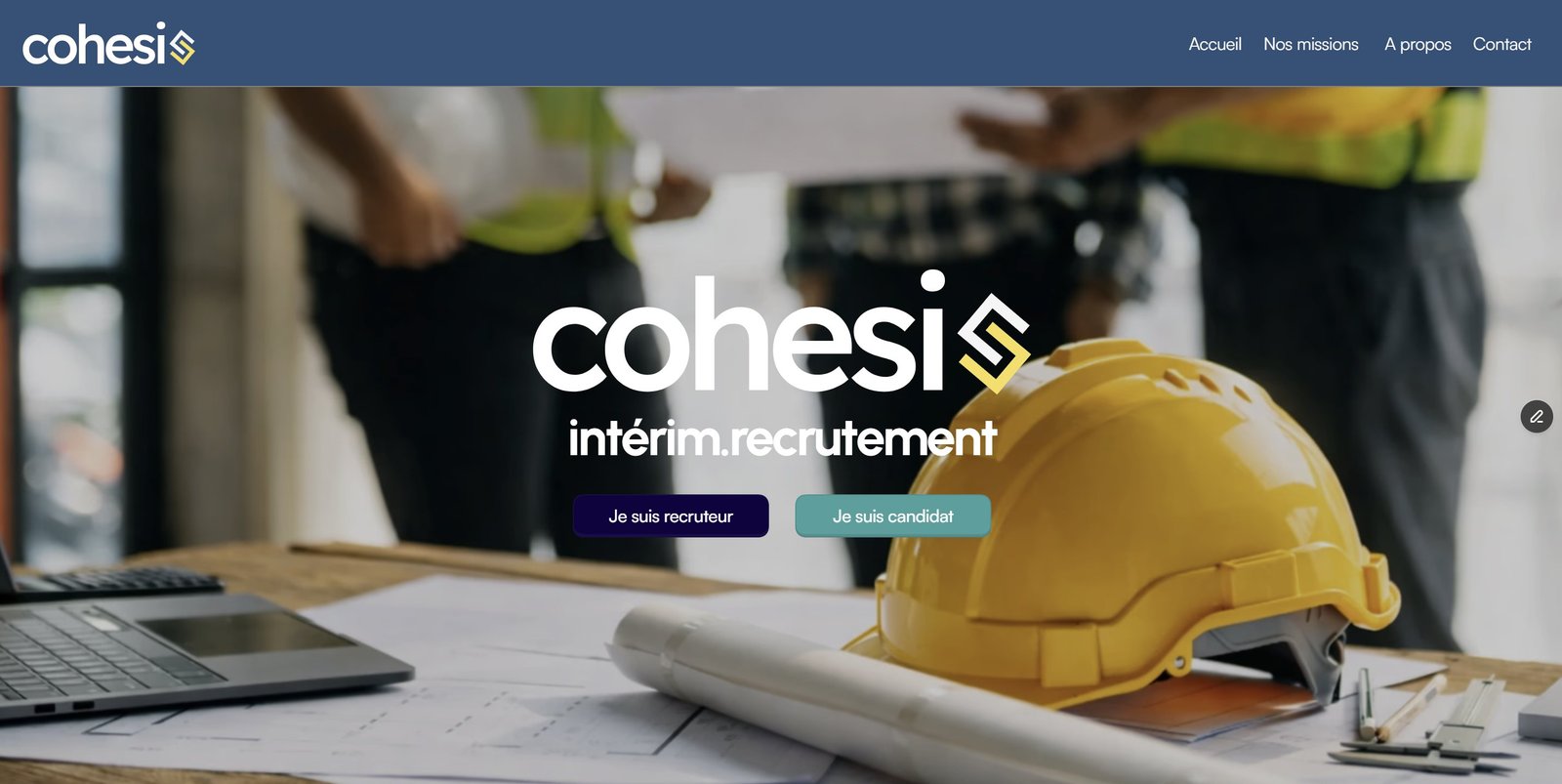 Site Cohesis Intérim